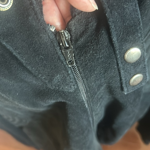 Repage Knit and Suede Mens Jacket - Picture 6 of 7